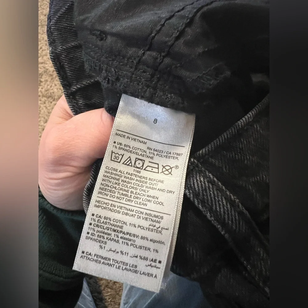 Old Navy Black Flared Jeans with hi rise